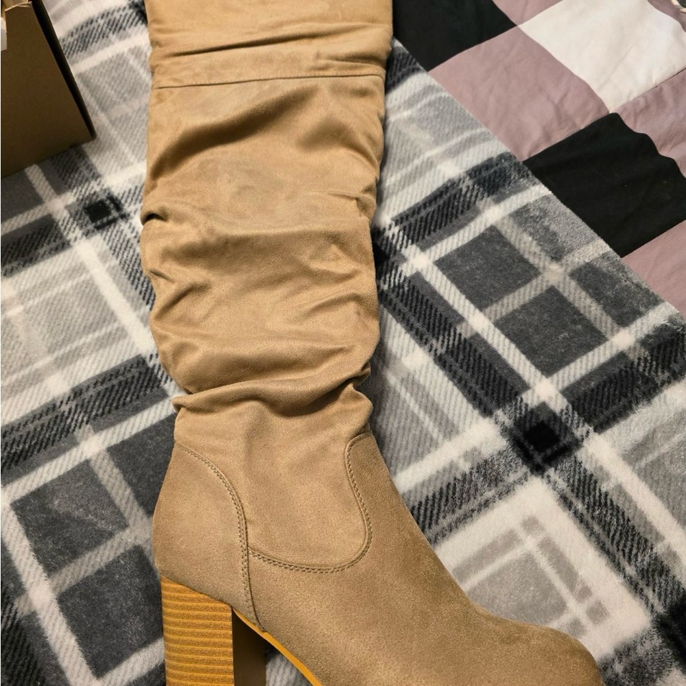 Tall Tan Boots